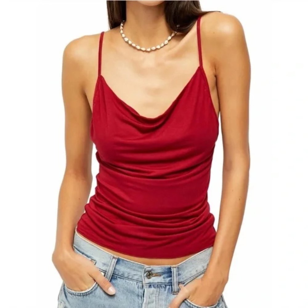 NWT Free People Disco Days Solid Cami